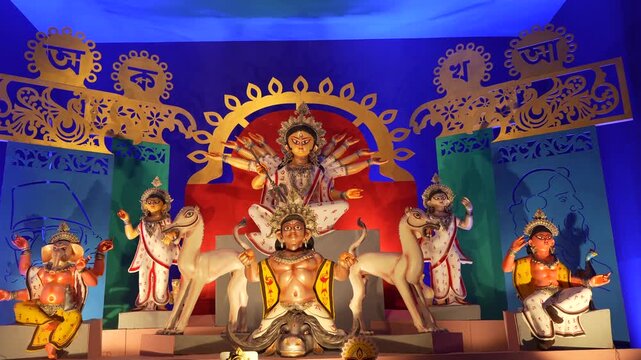 The biggest festival of West Bengal is Durga Puja with the idol of Durga Thakur. Durgapujo in West Bengal is famous all over the world. It is especially popular among Hindus.