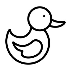 Childhood Toy Vector Line Icon Design