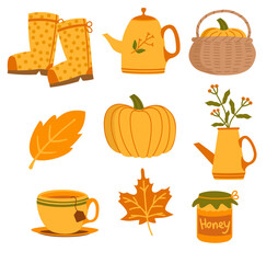 Thanksgiving day set, Autumn collection, 