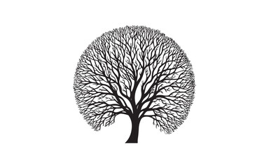 Elegant Tree of Life Vector Set – Nature Growth Roots Symbol Illustration Design