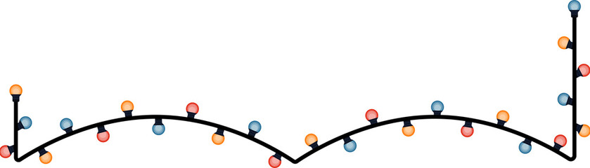 Hanging Light Bulb Decoration glowing colorful hanging lights in seamless pattern on white...