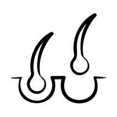 Hair Removal Icon - Handdrawn