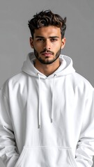 Obraz premium Confident Muslim Man in Urban Fashion Outfit