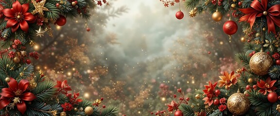 Festive Holiday Decor for Christmas and New Year Celebrations