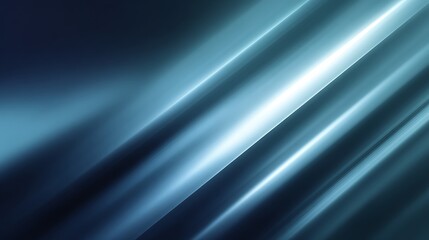 Futuristic blue tech abstract background with diagonal glowing beams and smooth gradient blank space for clean modern business presentation, corporate marketing banner template layout