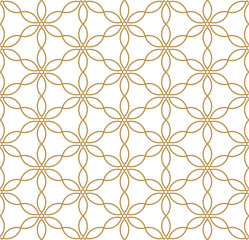 Seamless abstract geometric pattern in Arabic style