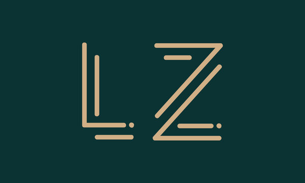 LZ L lz initial logo | initial based abstract modern minimal creative logo, vector template image. luxury logotype logo, real estate homie logo. typography logo. initials logo