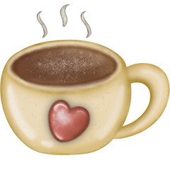 Winter holidays cozy decorations  illustration set.  holiday elements cute hand drawn decorations.