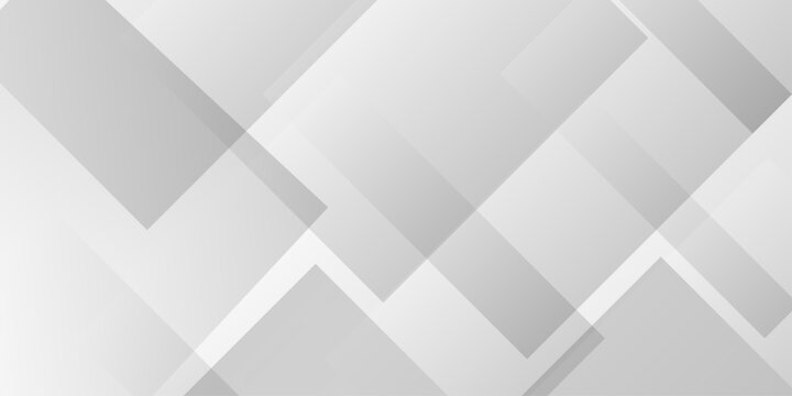 Minimal vector creative digital gradient element abstract triangle technology cover web design. vector geometric white and gray space diamond overlapping square cube transparent background.