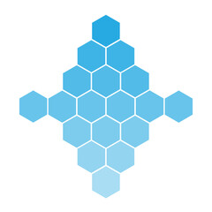 abstract background with hexagons