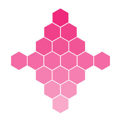 abstract background with hexagons