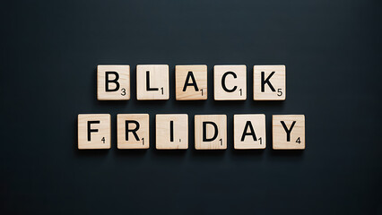 Obraz premium Black Friday Shopping Event: Holiday Sales, Promotional Discounts, and E-Commerce Deals with Festive Marketing and Consumer Frenzy 2023