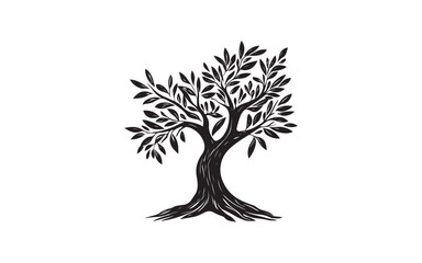 Elegant Tree of Life Vector Set – Nature Growth Roots Symbol Illustration Design