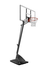 Basketball shooting hoop isolated on white background © Supachai