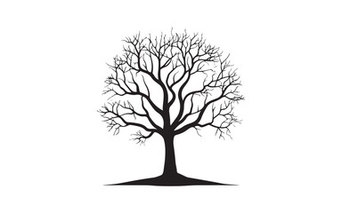 Obraz premium Elegant Tree of Life Vector Set – Nature Growth Roots Symbol Illustration Design