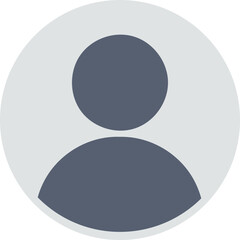 User profile icon vector. Avatar or person icon. Person and Profile, User silhouette isolated on background