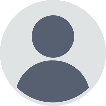 User profile icon vector. Avatar or person icon. Person and Profile, User silhouette isolated on background