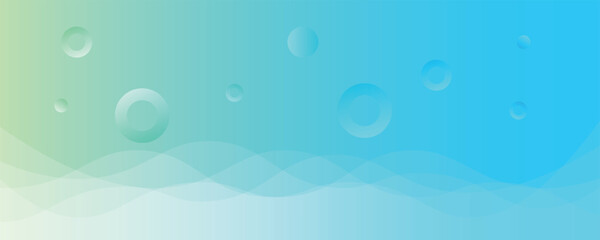 Modern banner background. full color, bright blue green gradation,