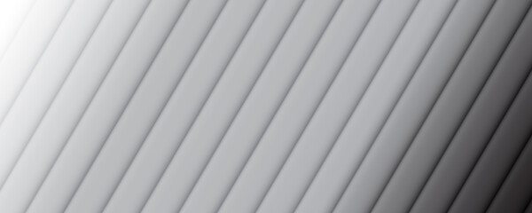 Obraz premium Futuristic White Gradient Glass Effect Banner with Neon Glow