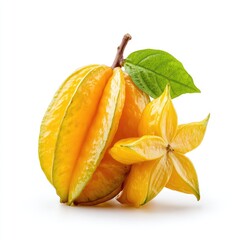 Fresh Yellow Starfruit Close Up