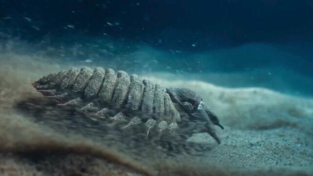 Ancient Sea Creature Underwater | Prehistoric Marine Life | Ocean Floor Fossil Discovery

