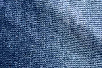 Washed denim fabric texture background