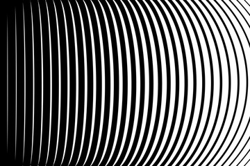 Striped gradient background with abstract gradation of thick and bold vertical lines. Geometric halftone parallel monochromatic bg.