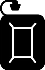 Fuel canister vector icon. Gasoline canister icon. Vector graphics and not Artificial Intelligence, logo illustration. Replaceable vector design.

