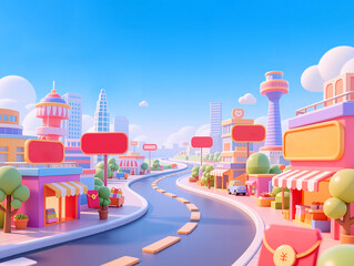 Trendy urban life e-commerce event promotion page