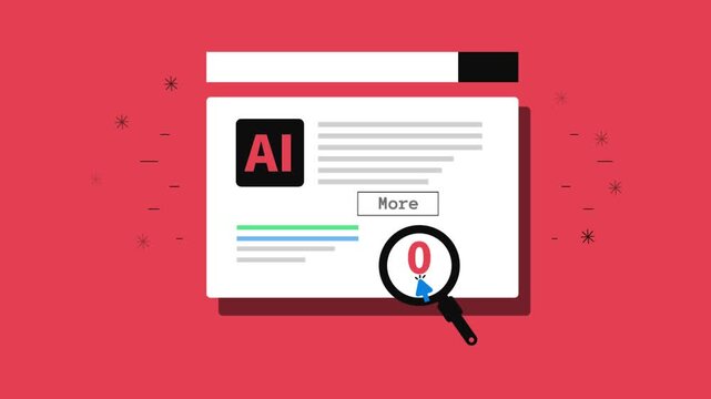 AI overview shift digital content discovery, magnifier reports zero click searches, decline in click through rates.