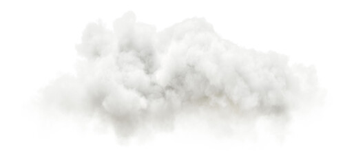 Relaxation steam white clouds floating isolated on transparent backgrounds 3d illustrations png