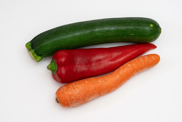 Paprika Karotte Zucchini