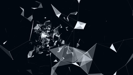 black and white abstract - Powered by Adobe