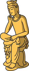 illustration of buddha
