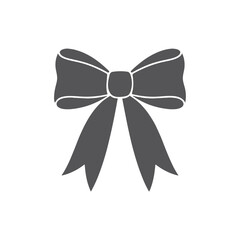 Elegant Black Ribbon Bow, Vector Silhouette, Minimal, Decorative, holiday decoration, Gift Wrapping Designs, Stylish, Graphic Design, Classic, Designers, Vector Icons, Simple Ribbon Bow, symbols, tie,