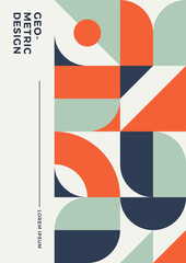 Retro Vintage Cover Poster Design Vector