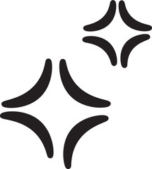 Hand-Drawn Sparkle Starburst Shapes Vector