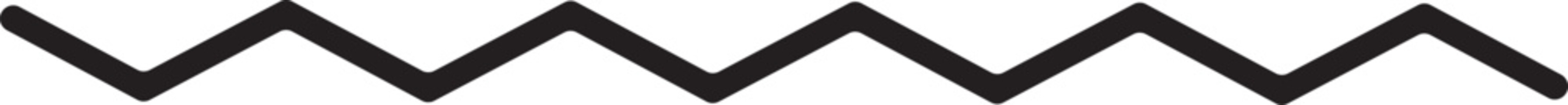 Bold Horizontal Zigzag Line Shape Vector