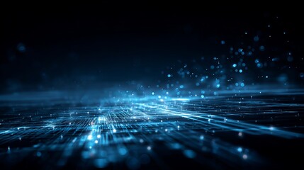 Experience the future with this stunning vibrant digital network background for innovative technology and high speed internet concepts