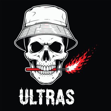 hooligan and ultras desing for tshirt dan logo