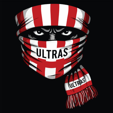 Frente Atlético Bufanda ultras hooligans Scarf Atlético Madrid