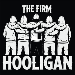 hooligan and ultras desing for tshirt dan logo