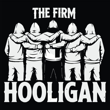 hooligan and ultras desing for tshirt dan logo