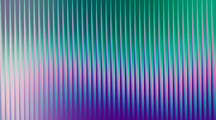 Abstract Vertical Ribbed Surface with Gradient of Teal Green Purple and Pink Light background texture