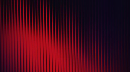 Abstract Vertical Ribbed Surface with Red and Dark Gradient Lighting background texture
