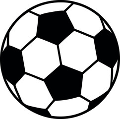 Fototapeta premium Soccer ball icon. Football logo