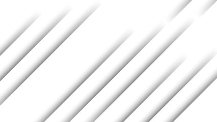 Obraz premium Abstract Minimalist White and Light Gray Stripe Background, with Array of Parallel Lines and Subtle Shadow or 3D Bevel Effect. Clean Corporate Presentations, Technology Websites