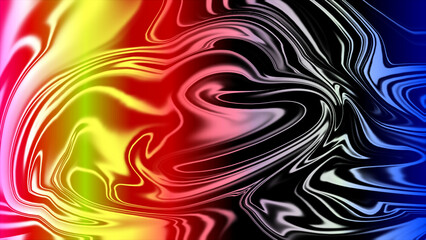 Abstract Swirl A Colorful Flow of Artistic Fusion and Creative Expression