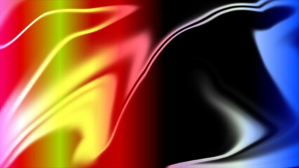 Abstract Swirl of Red, Yellow and Blue for a Dynamic Background