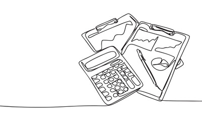 Line art of Items Finance